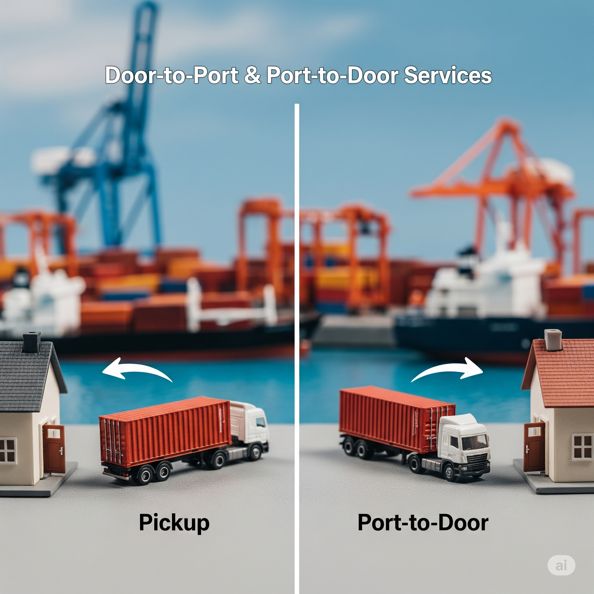 Door-to-Port and Port-to-Door